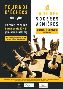 Affiche Tournoi d'echecs en ligne_